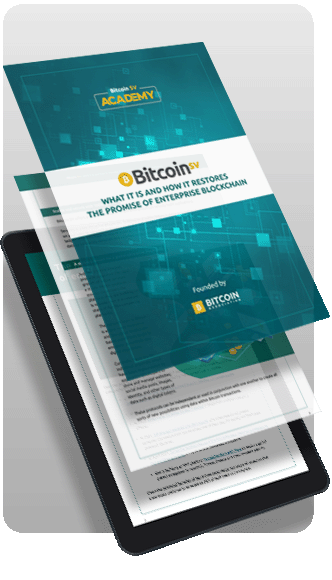 Bitcoin SV: what it is and how it restores the promise of enterprise blockchain ebook banner